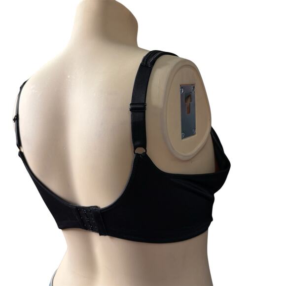 Playtex Tru Support Love My Curves Smoothing Bra Size 44D in Black - Picture 4 of 9